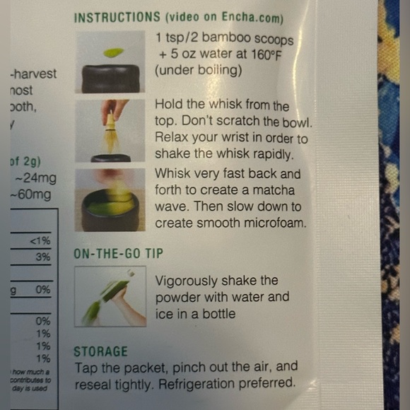 New - Encha Organic Ceremonial Grade Matcha Green Tea From Uji, Japan (60g) - Picture 9 of 9
